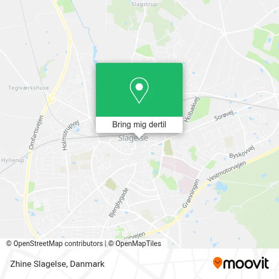 Zhine Slagelse kort