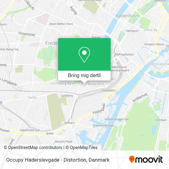 Occupy Haderslevgade - Distortion kort