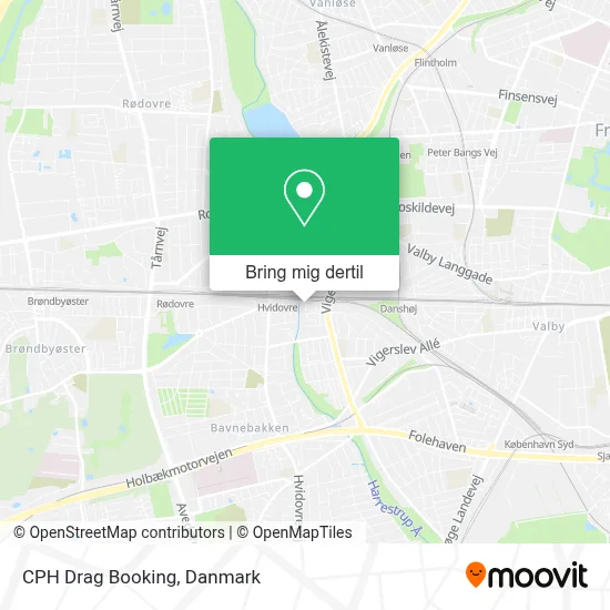 CPH Drag Booking kort