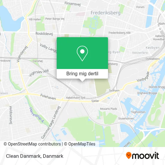 Clean Danmark kort