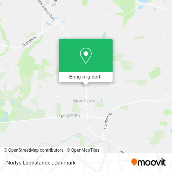 Norlys Ladestander kort