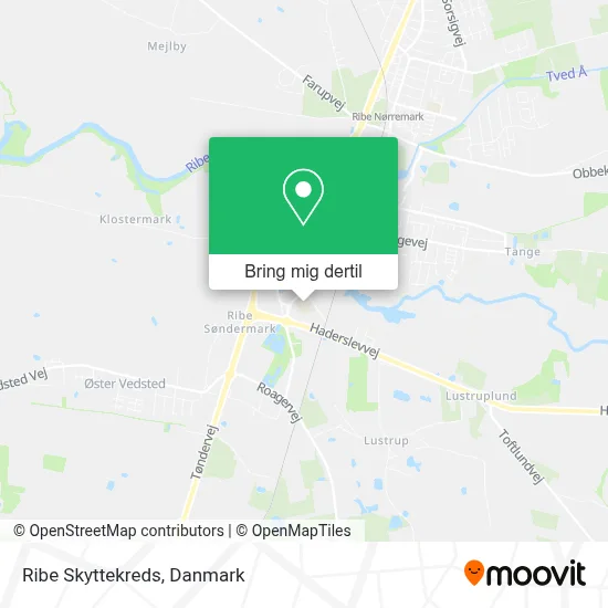 Ribe Skyttekreds kort
