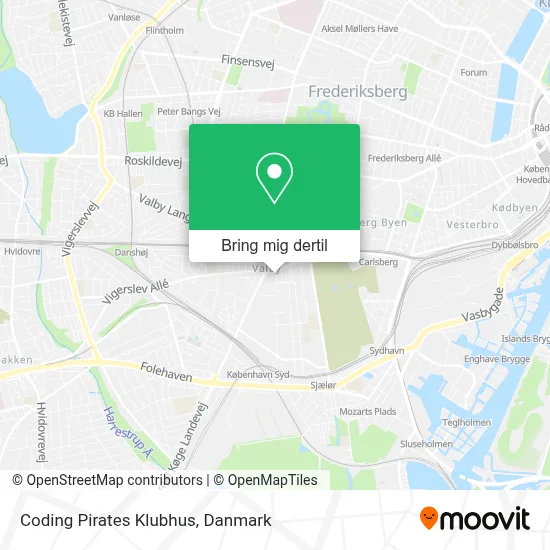 Coding Pirates Klubhus kort