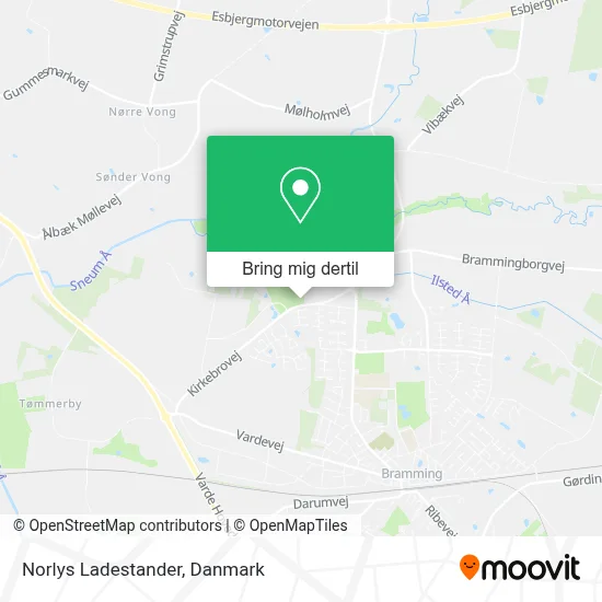 Norlys Ladestander kort