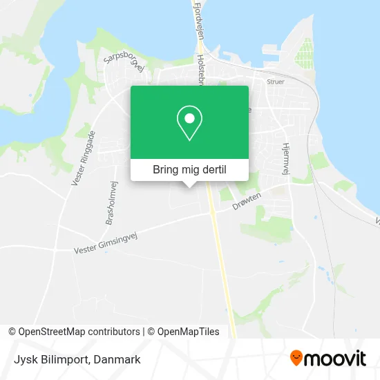 Jysk Bilimport kort
