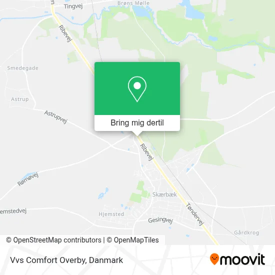 Vvs Comfort Overby kort