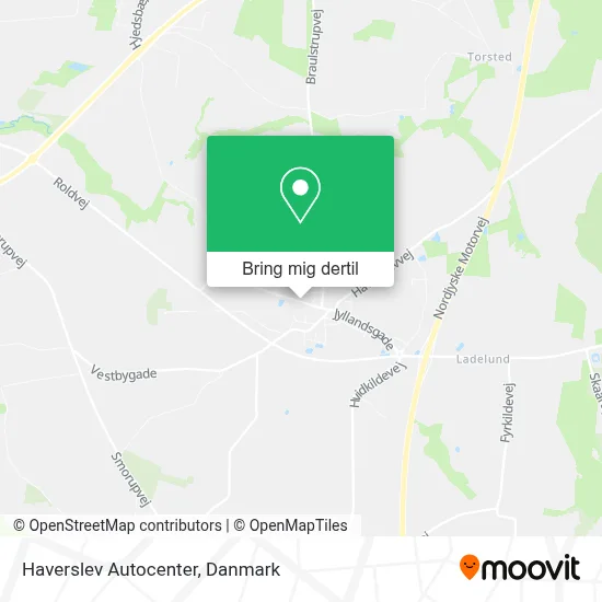 Haverslev Autocenter kort