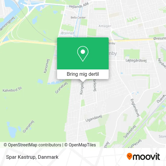Spar Kastrup kort