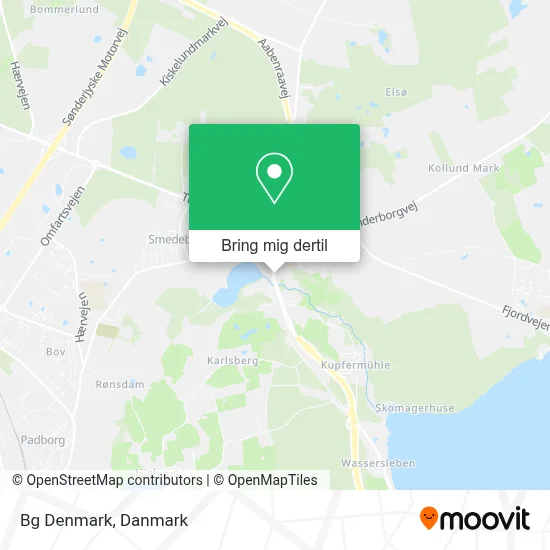 Bg Denmark kort
