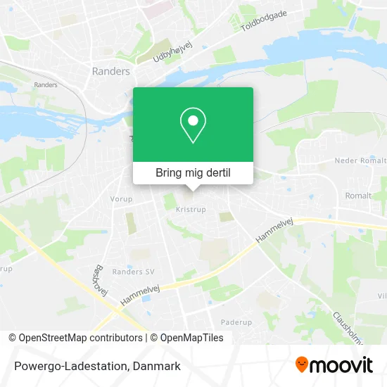 Powergo-Ladestation kort