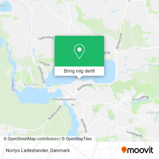 Norlys Ladestander kort