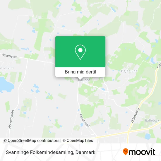 Svanninge Folkemindesamling kort