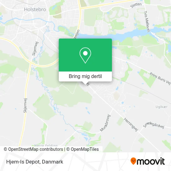 Hjem-Is Depot kort