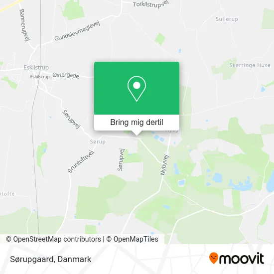 Sørupgaard kort