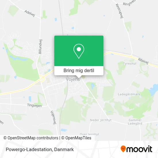 Powergo-Ladestation kort