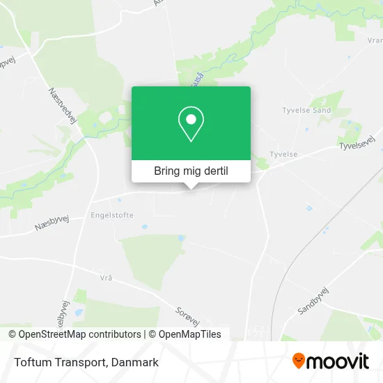 Toftum Transport kort