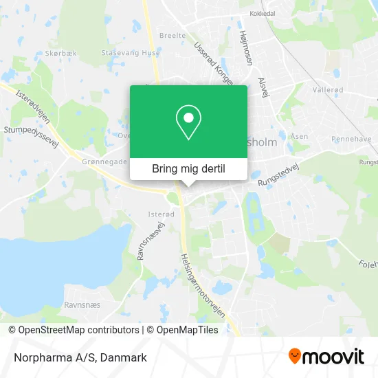 Norpharma A/S kort