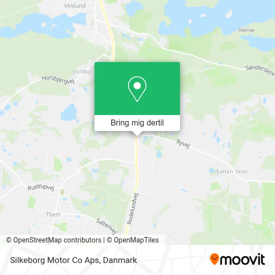 Silkeborg Motor Co Aps kort