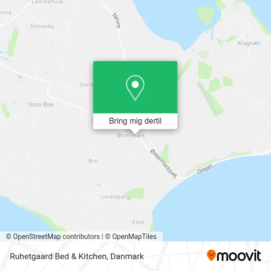 Ruhetgaard Bed & Kitchen kort