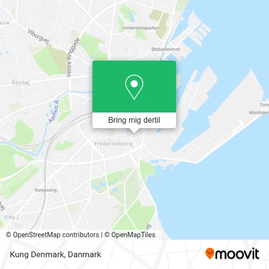 Kung Denmark kort
