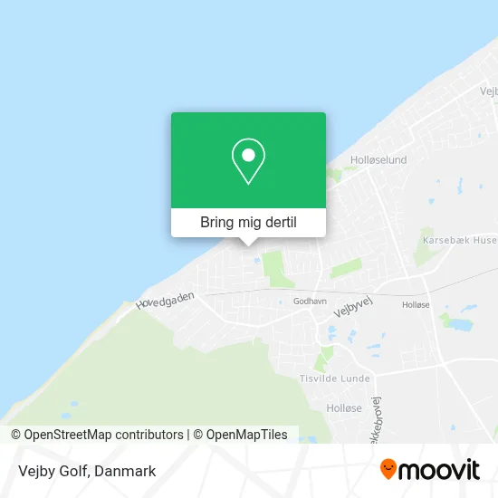 Vejby Golf kort
