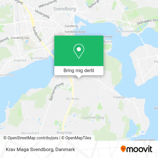 Krav Maga Svendborg kort
