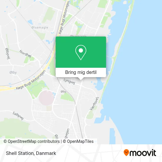 Shell Station kort