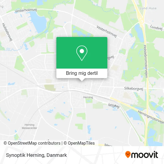 Synoptik Herning kort