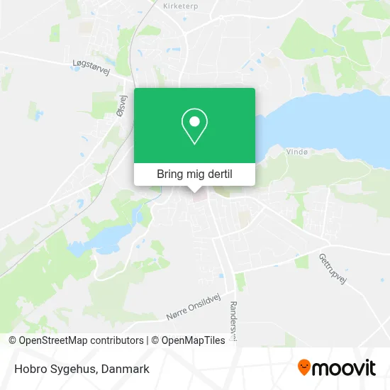 Hobro Sygehus kort