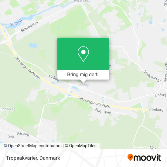 Tropeakvarier kort