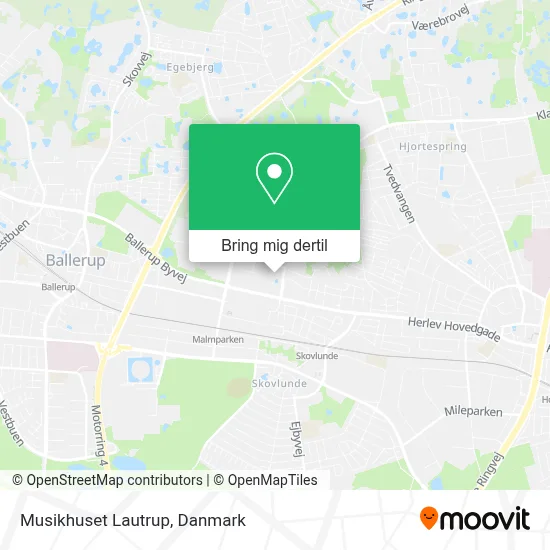 Musikhuset Lautrup kort