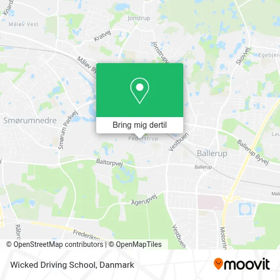 Wicked Driving School kort