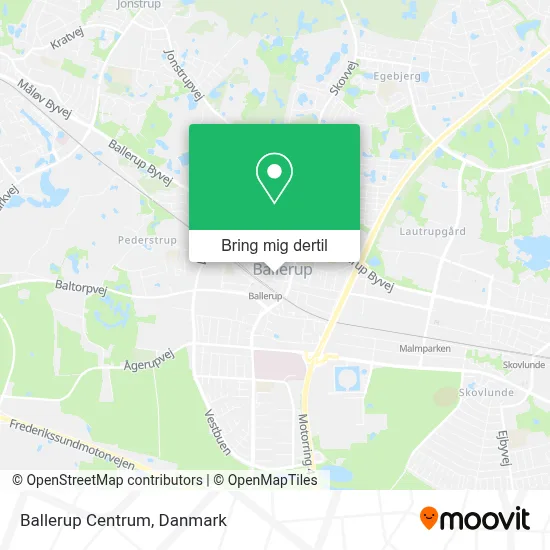 Ballerup Centrum kort