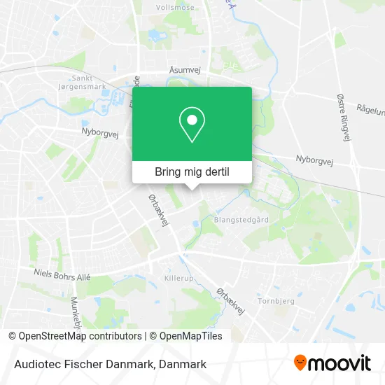Audiotec Fischer Danmark kort