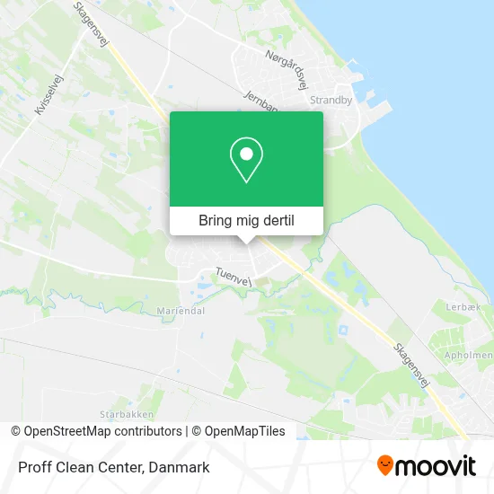 Proff Clean Center kort