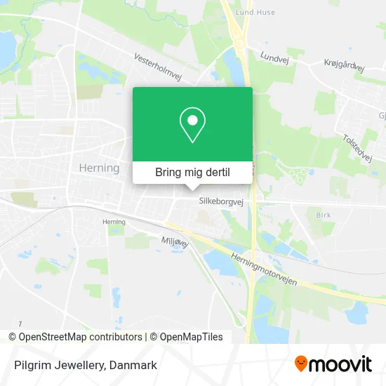 Pilgrim Jewellery kort