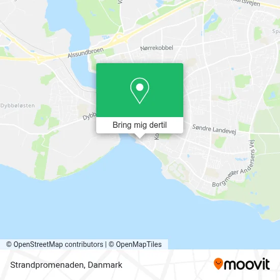 Strandpromenaden kort