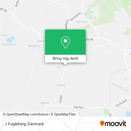 J Fugleberg kort
