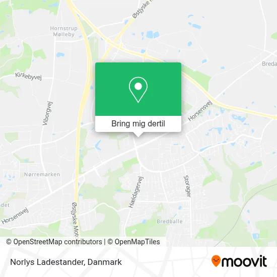 Norlys Ladestander kort