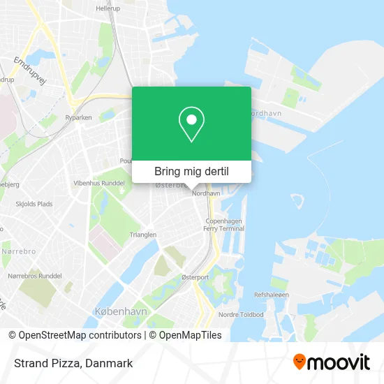 Strand Pizza kort