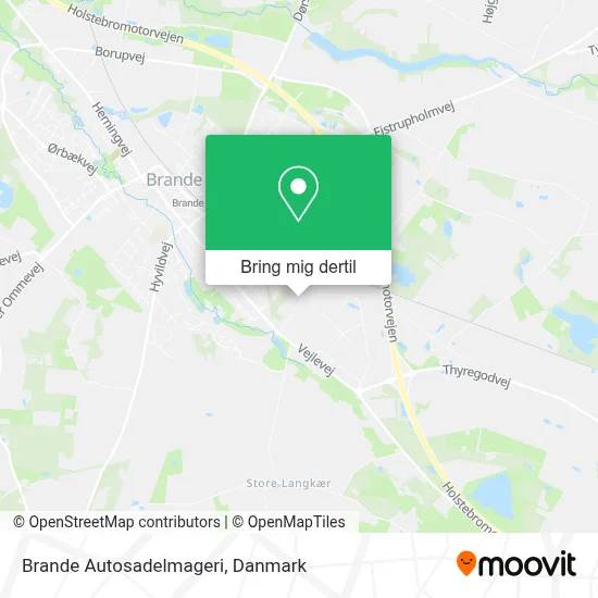 Brande Autosadelmageri kort