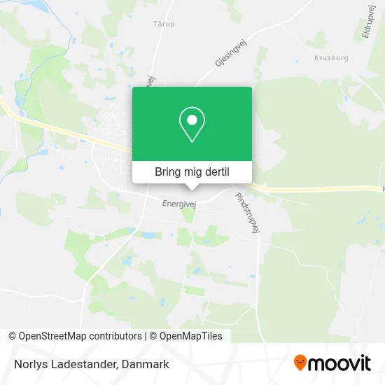Norlys Ladestander kort