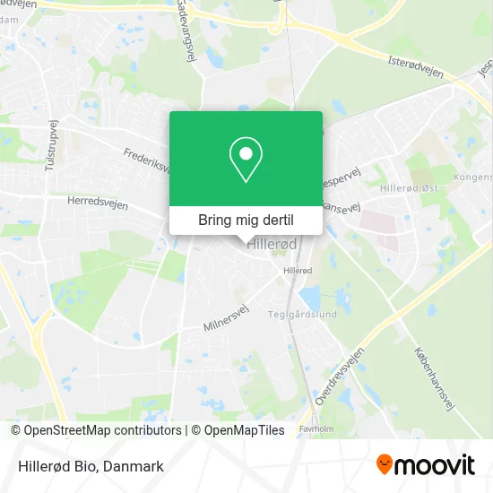 Hillerød Bio kort