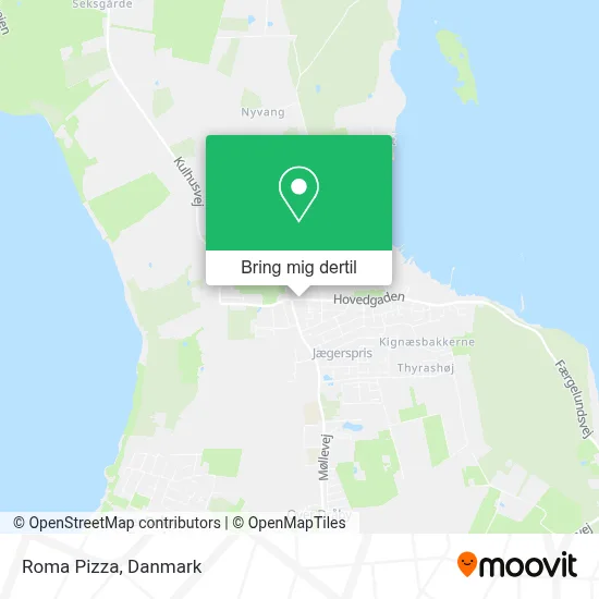 Roma Pizza kort