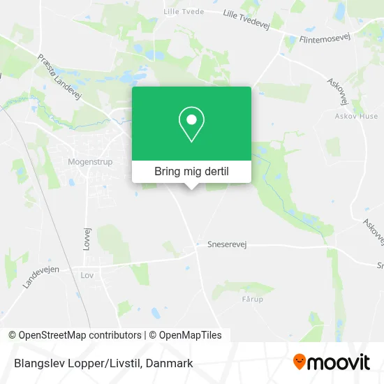 Blangslev Lopper/Livstil kort