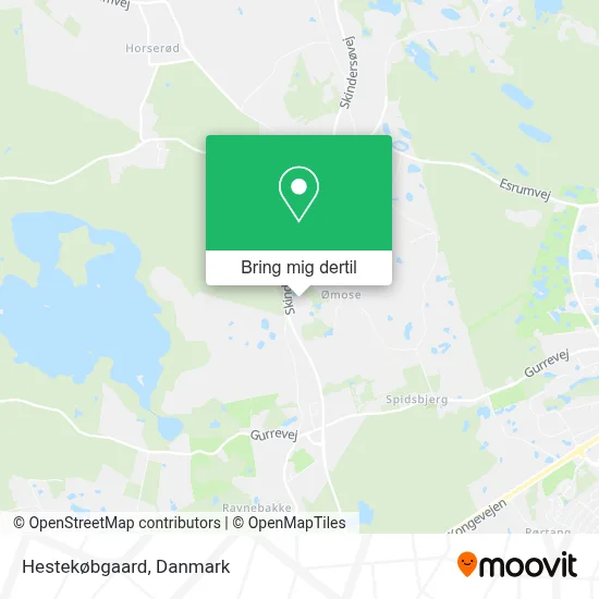 Hestekøbgaard kort
