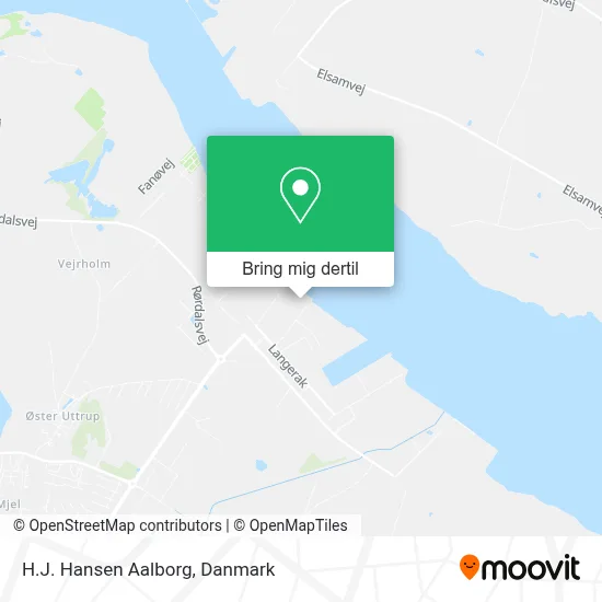 H.J. Hansen Aalborg kort