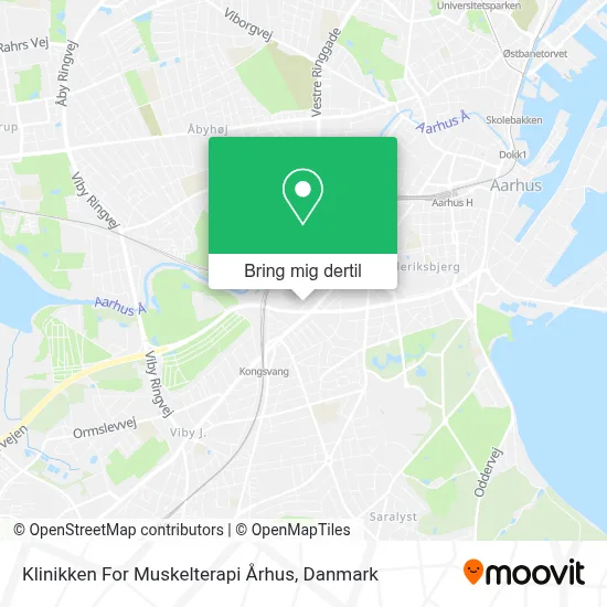 Klinikken For Muskelterapi Århus kort