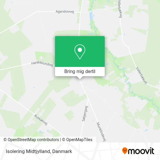 Isolering Midtjylland kort