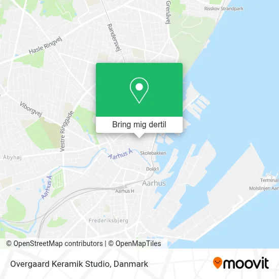 Overgaard Keramik Studio kort